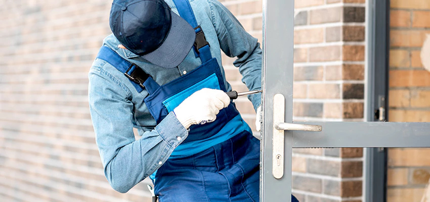 Pivot Storefront Door Locks Installation in Orange, California
